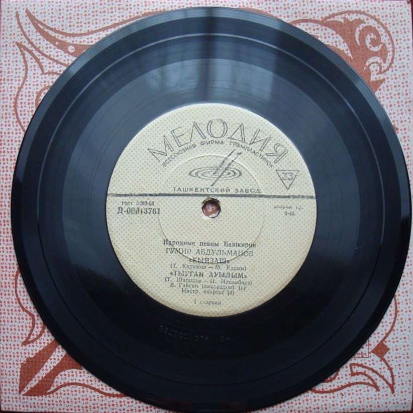 Гумар АБДУЛЬМАНОВ / Фарида КУДАШЕВА (Башкирская АССР)