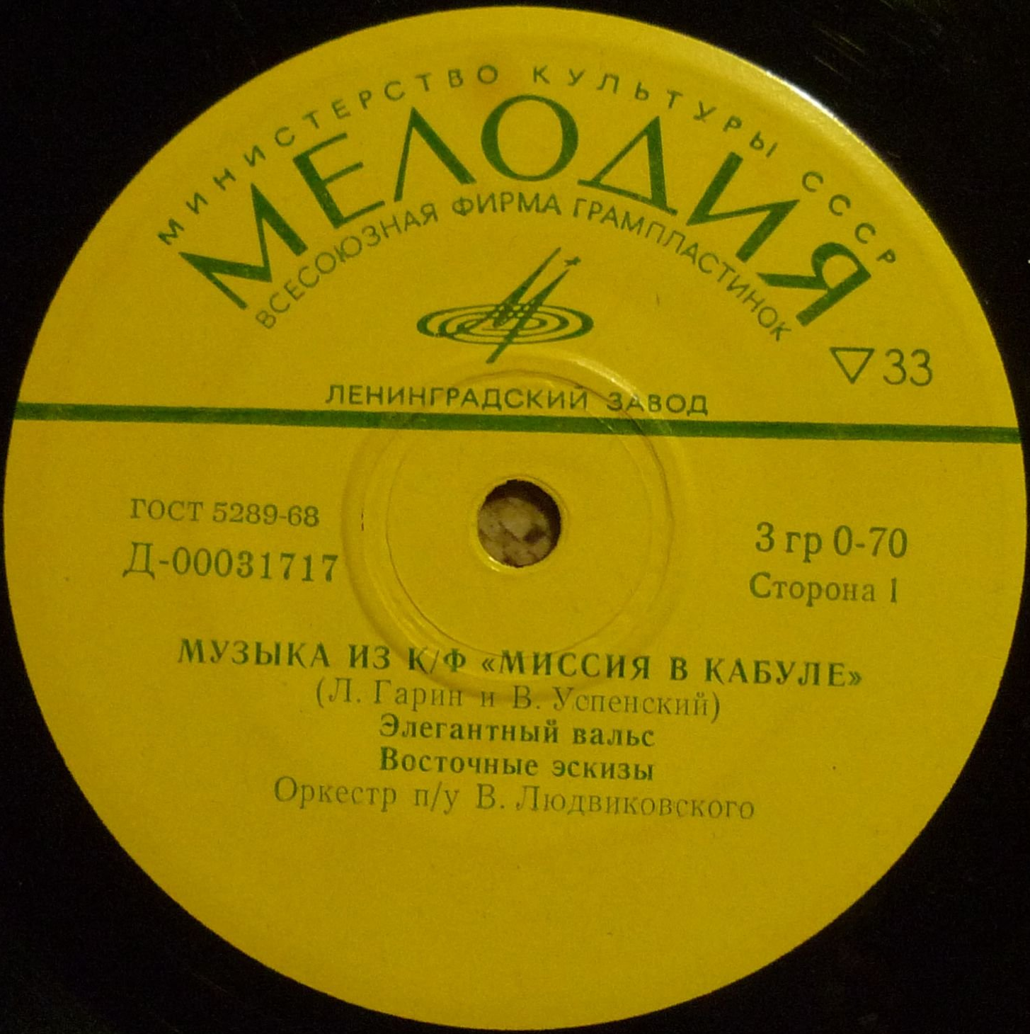 МУЗЫКА ИЗ К/Ф «МИССИЯ В КАБУЛЕ»