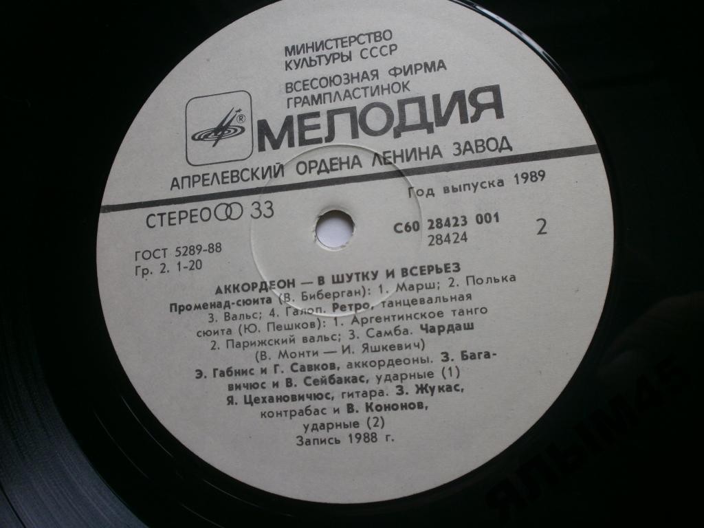 ГАБНИС Эдуардас и САВКОВ Геннадий (аккордеоны). «Аккордеон - в шутку и всерьез»