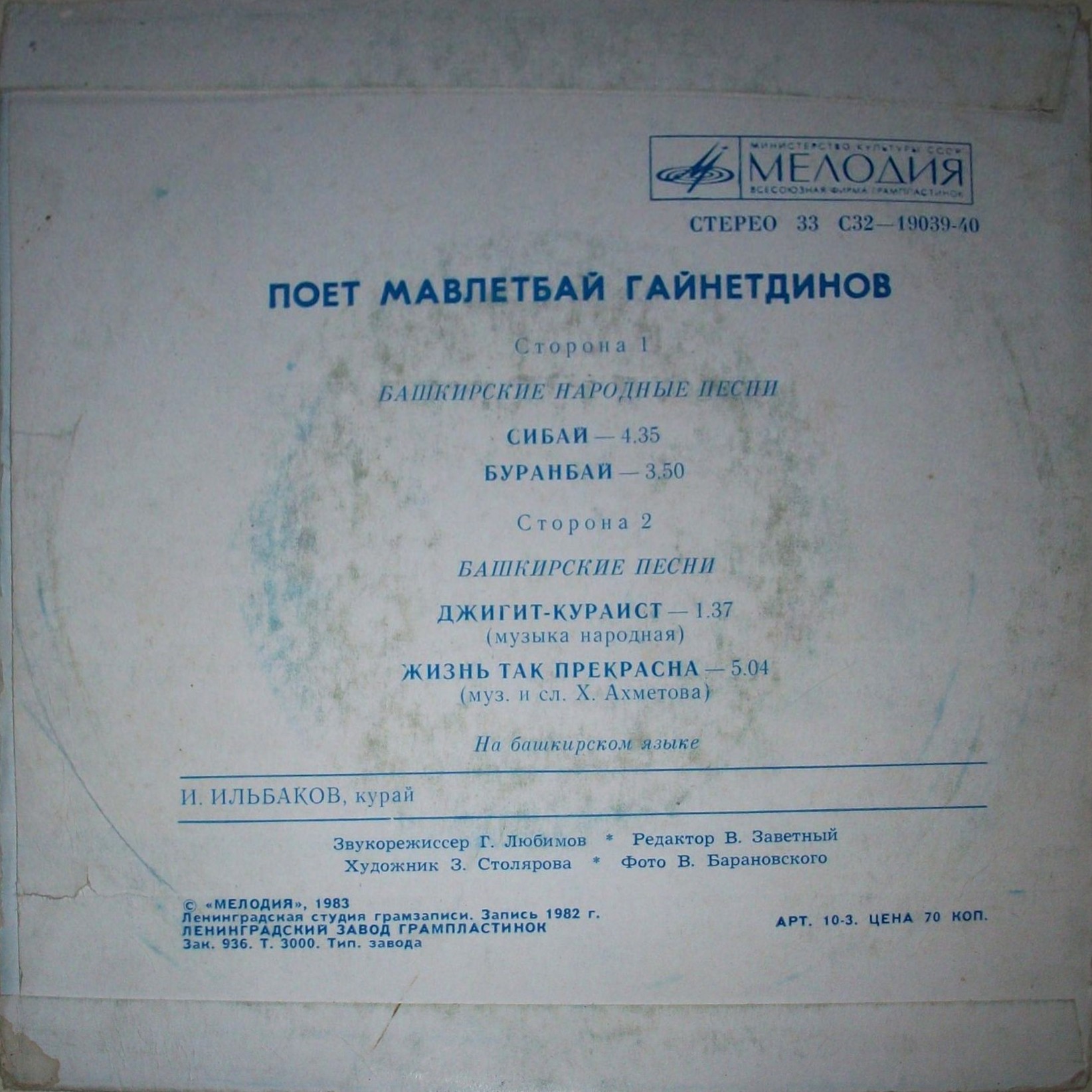 ГАЙНЕТДИНОВ Мавлетбай.