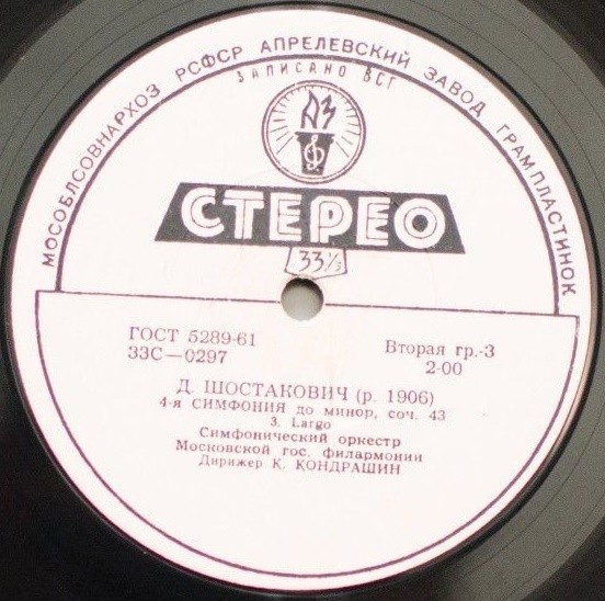 Д. ШОСТАКОВИЧ. Симфония № 4, Сюита из музыки к трагедии Шекспира "Гамлет"