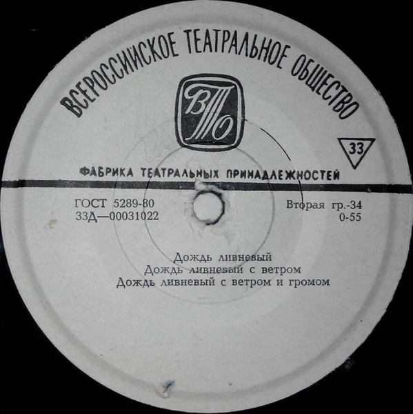 Театральные шумы: звуки дождя (17/21)