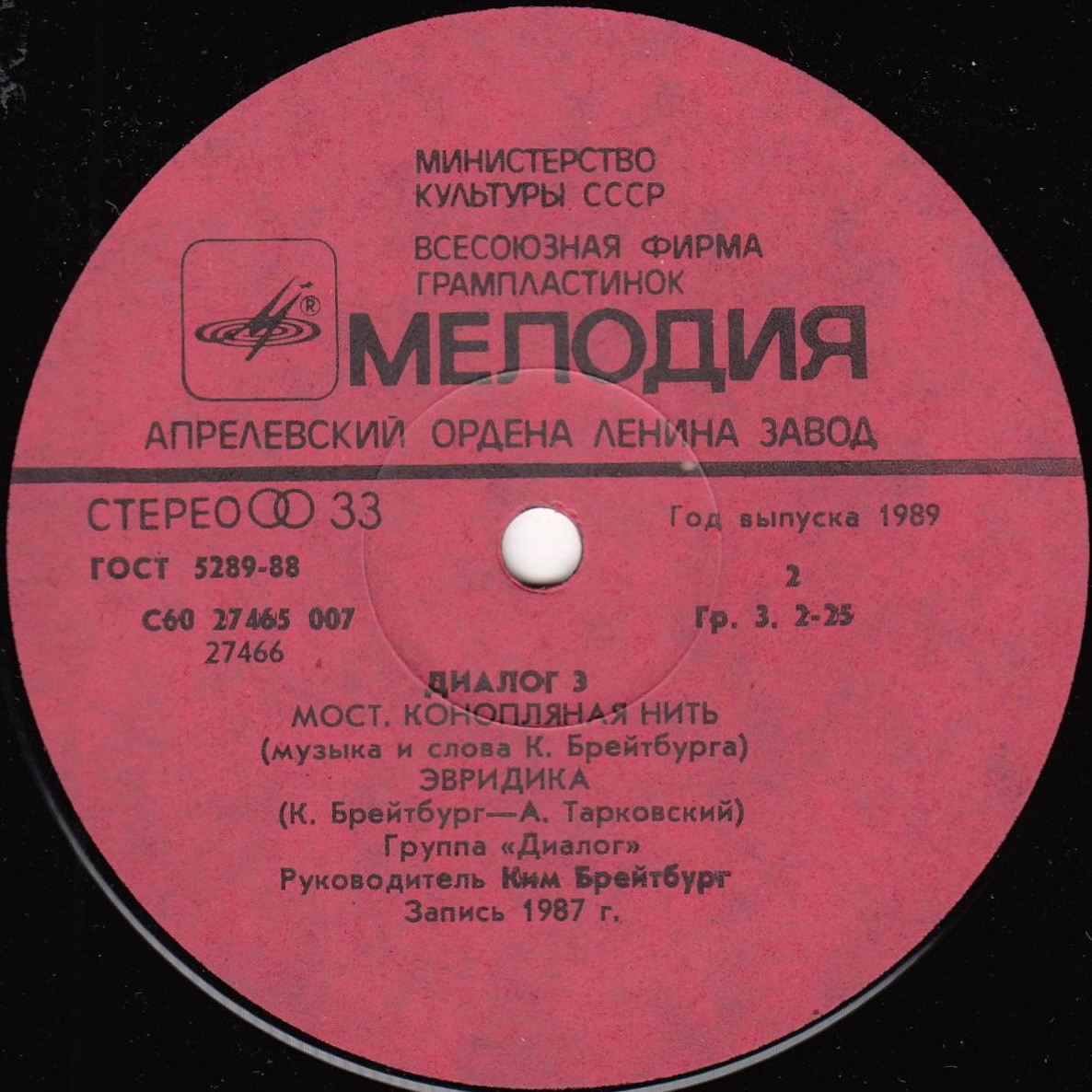 Группа ДИАЛОГ «Диалог-3»