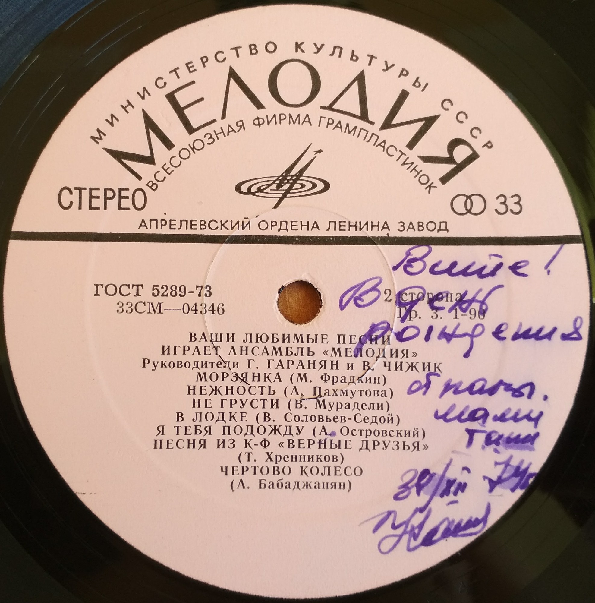 Ансамбль «МЕЛОДИЯ». Ваши любимые песни