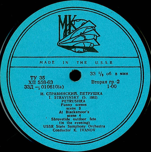 И. СТРАВИНСКИЙ (1882–1971): «Петрушка», потешные сцены в 4-х картинах (К. Иванов)