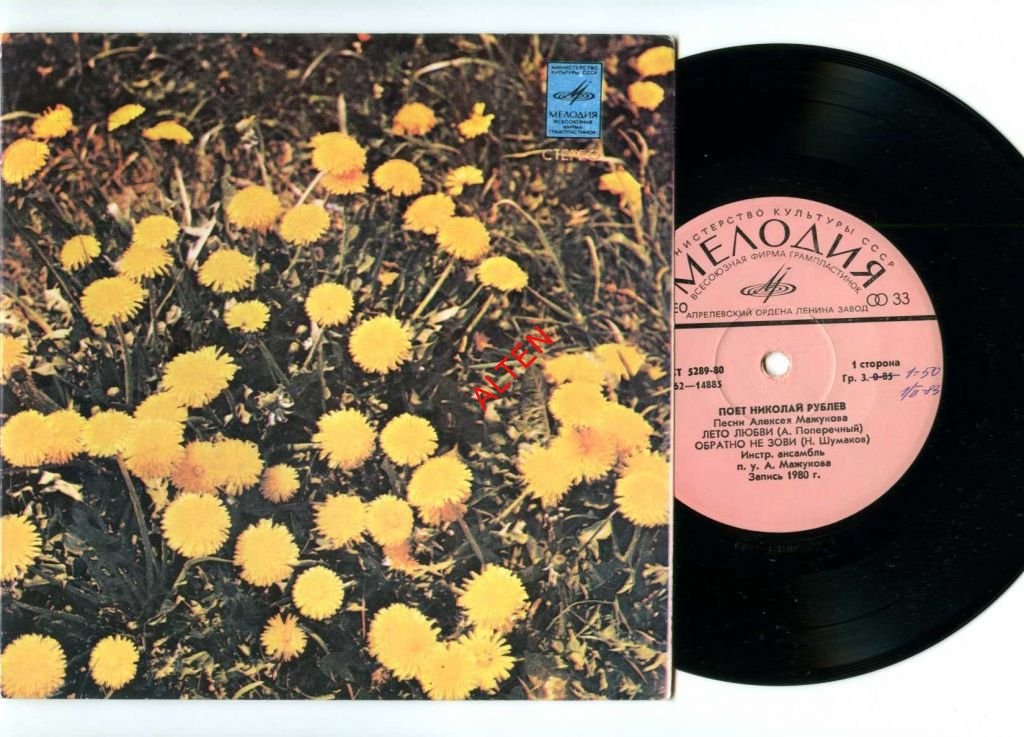 "Лето любви". Николай РУБЛЕВ поет песни Алексея МАЖУКОВА