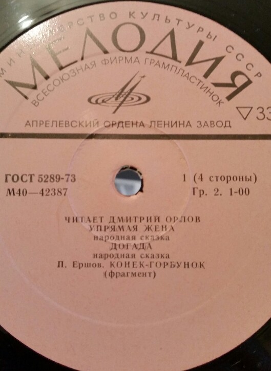 ЧИТАЕТ ДМИТРИЙ ОРЛОВ (1892—1955)