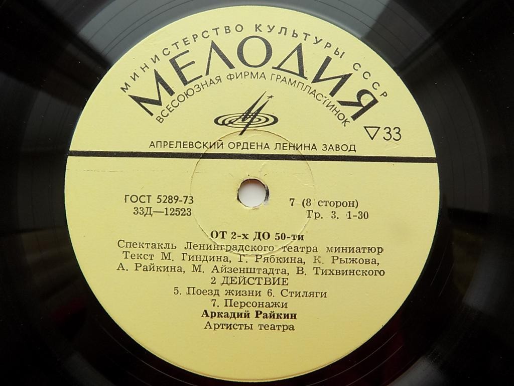 Аркадий Райкин. От двух до пятидесяти