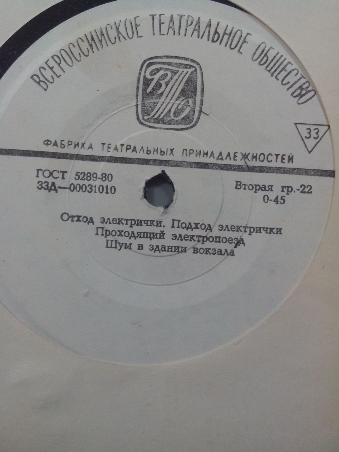 ТЕАТРАЛЬНЫЕ ШУМЫ, 2 серия