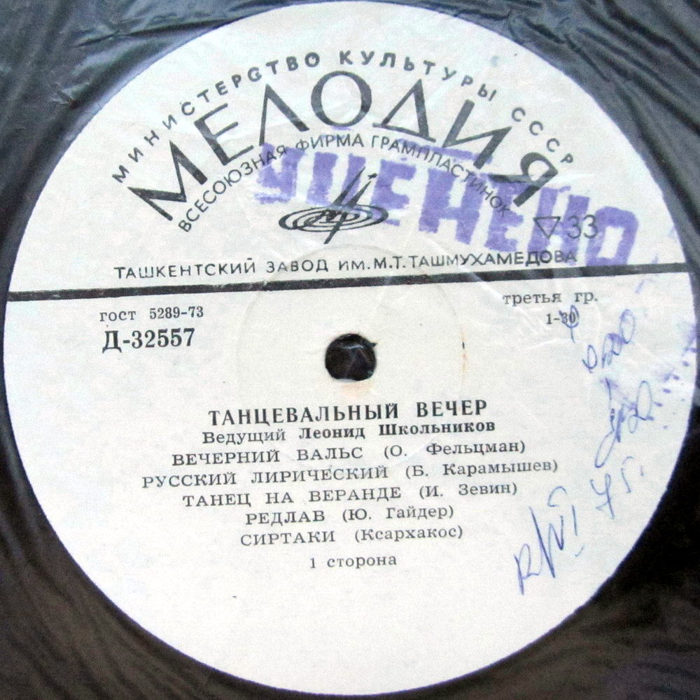 Танцевальный вечер. Ведущий Леонид Школьников