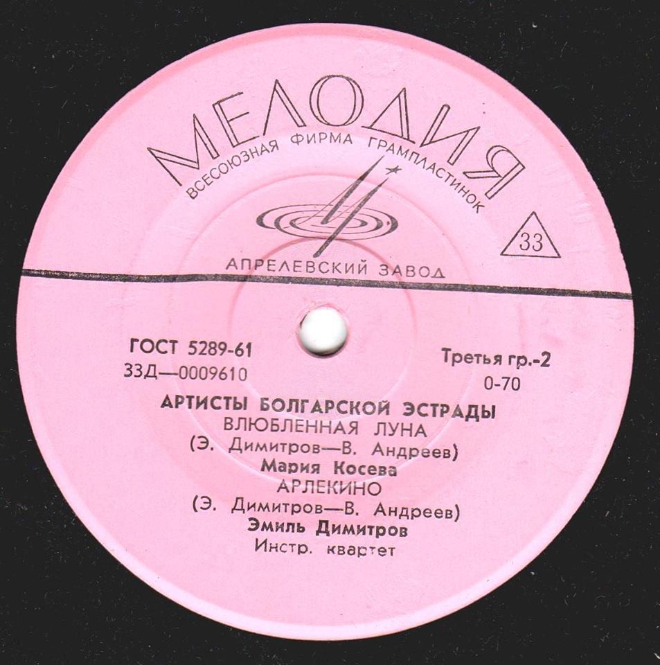 Артисты болгарской эстрады
