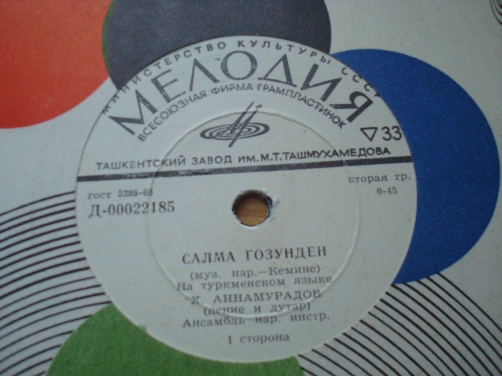 Х. АННАМУРАДОВ. Туркменские песни
