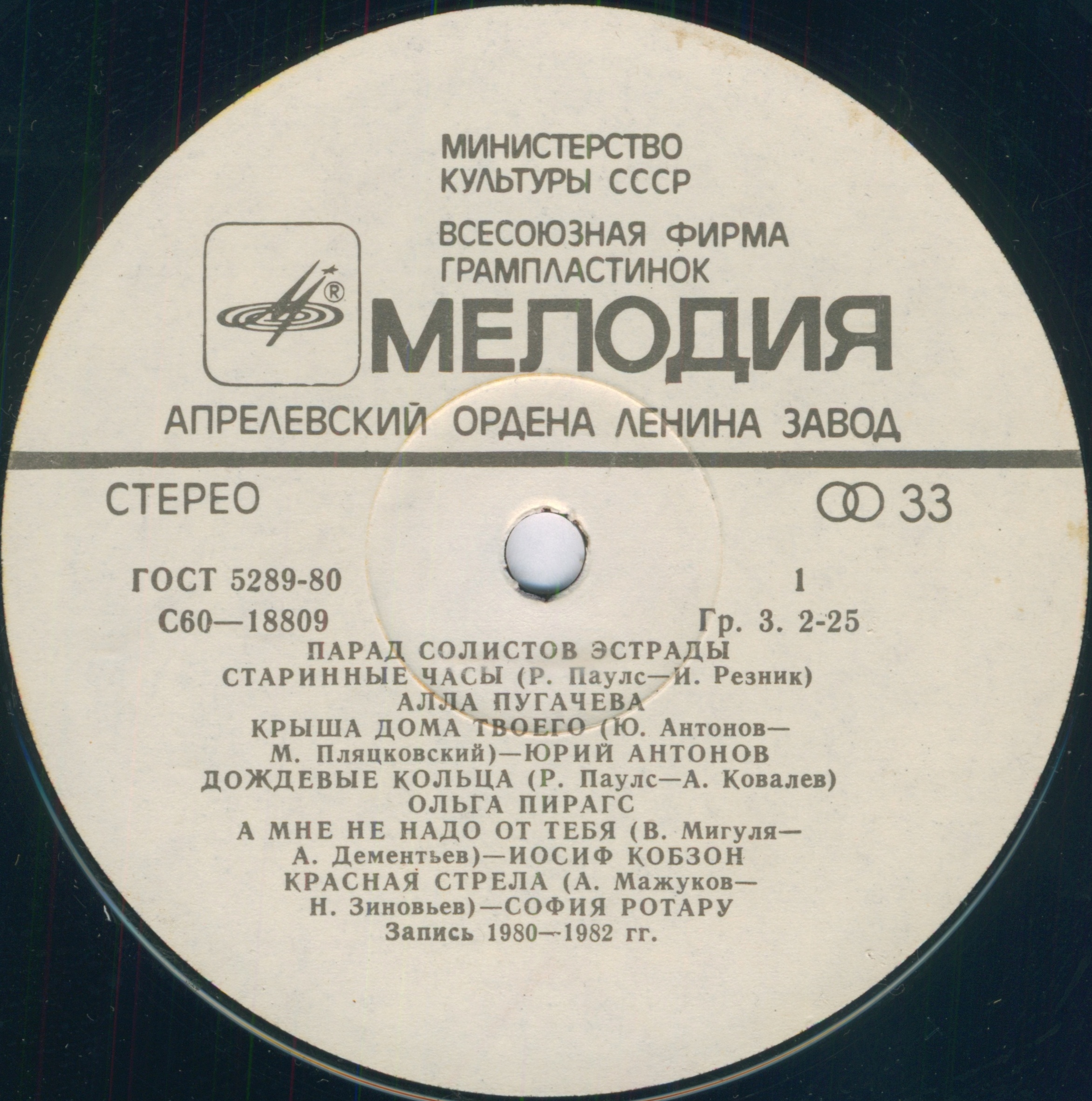 Парад солистов эстрады (1)