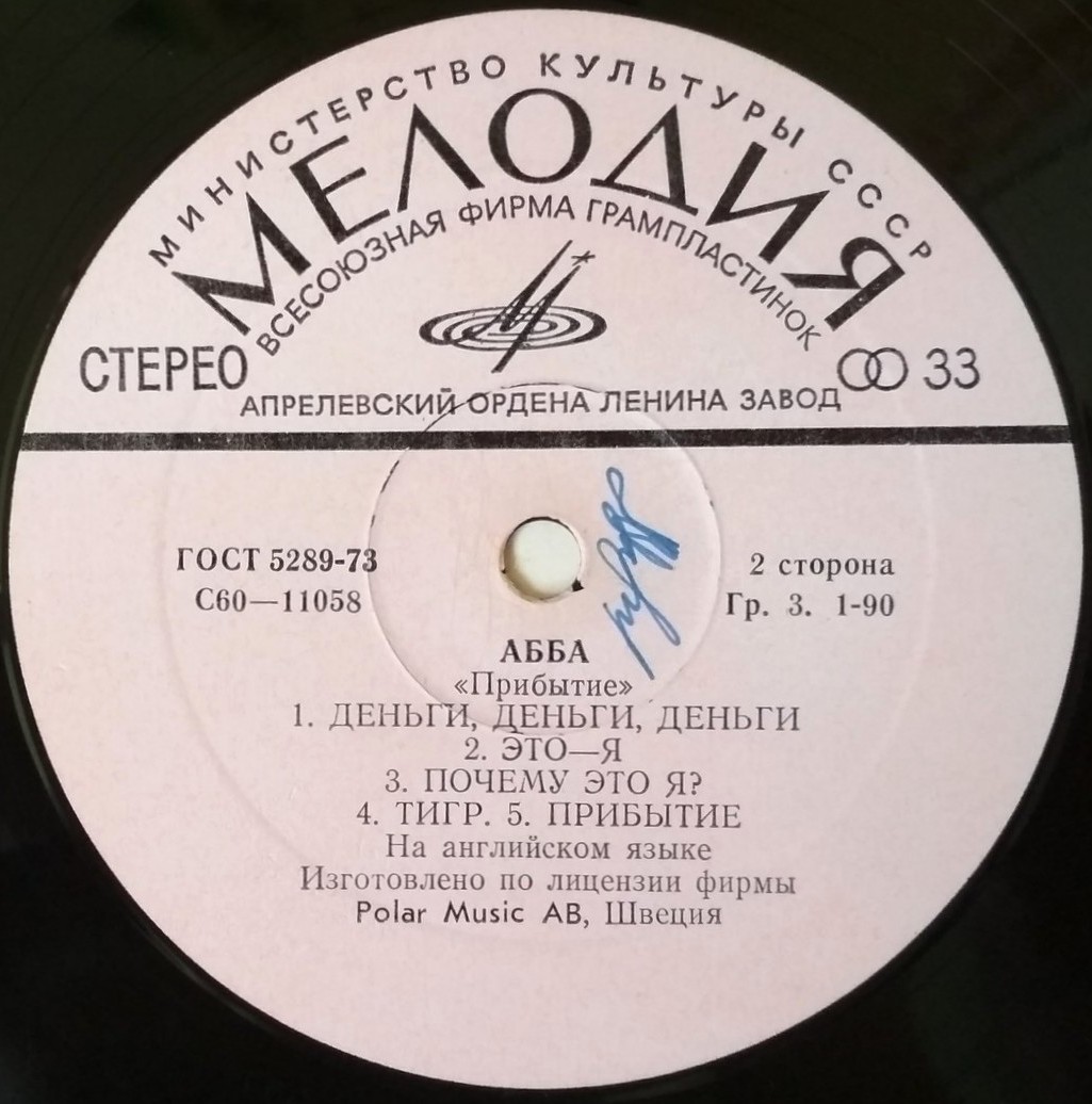 ВИА "АББА" (ABBA "Arrival")