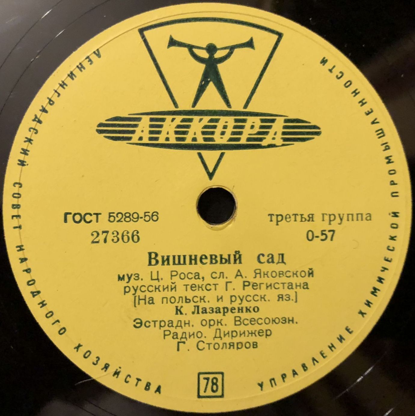 К. Лазаренко - Вишневый сад // К. Лазаренко, Г. Долидзе, В. Бунчиков, В. Нечаев - Песня о Варшаве