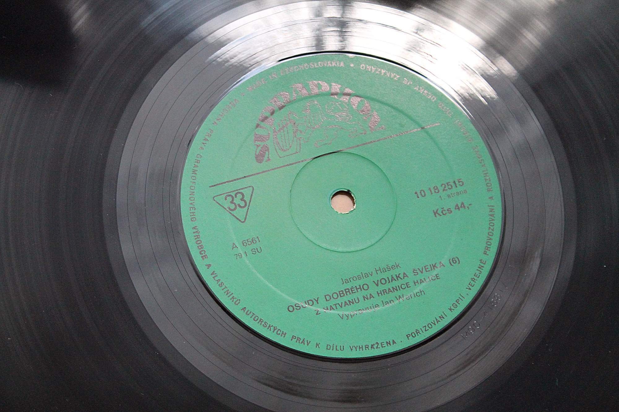 Jaroslav Hašek ‎– Osudy Dobrého Vojáka Švejka 6 [по заказу чешской фирмы SUPRAPHON, 1018 2515 ]