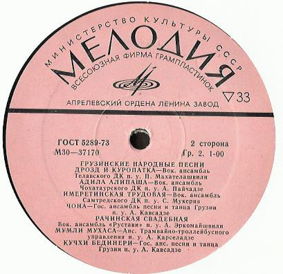 Грузинские народные песни