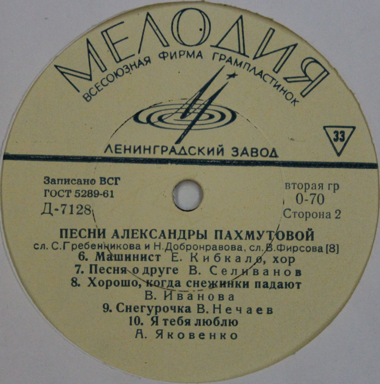 Песни Александры Пахмутовой