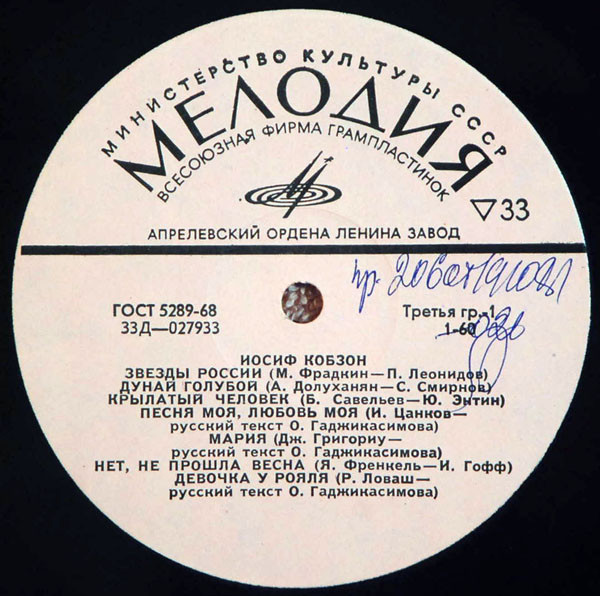 Иосиф КОБЗОН