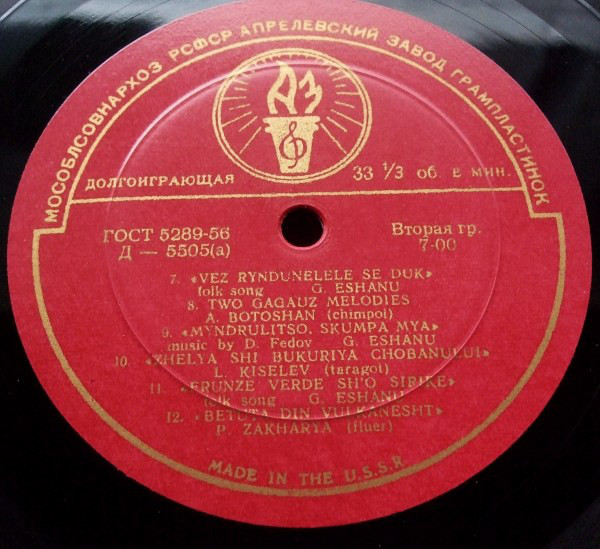 Концерт молдавской музыки