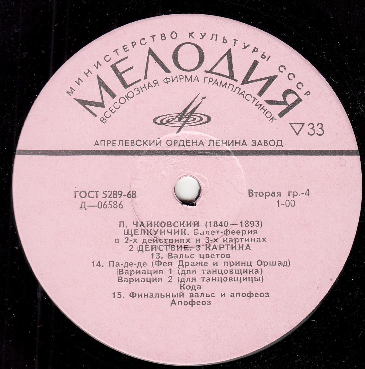 П. ЧАЙКОВСКИЙ. «Щелкунчик», балет в 2-х действиях (Г. Рождественский)