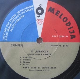 Играют Анна Клас и Бруно Лукк (фортепианный дуэт)