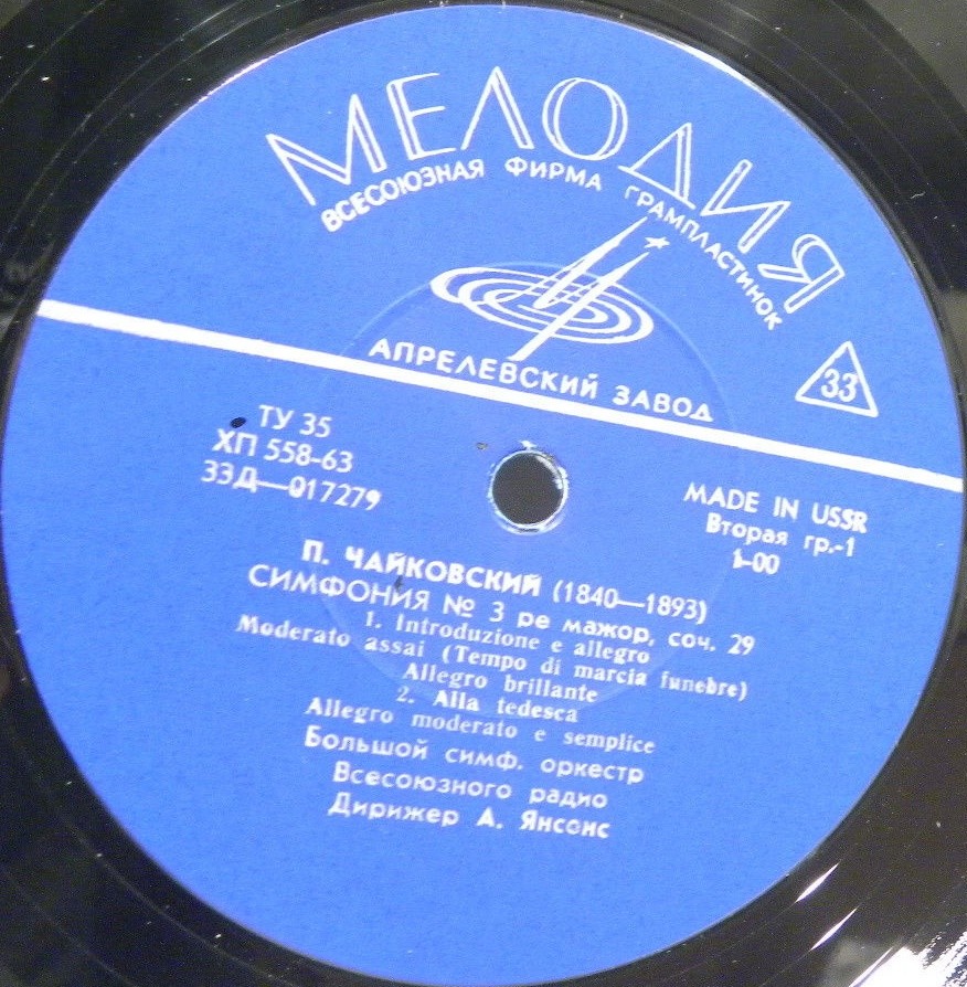 П. ЧАЙКОВСКИЙ (1840-1893) Симфония №3 ре мажор, соч. 29 (А. Янсонс)