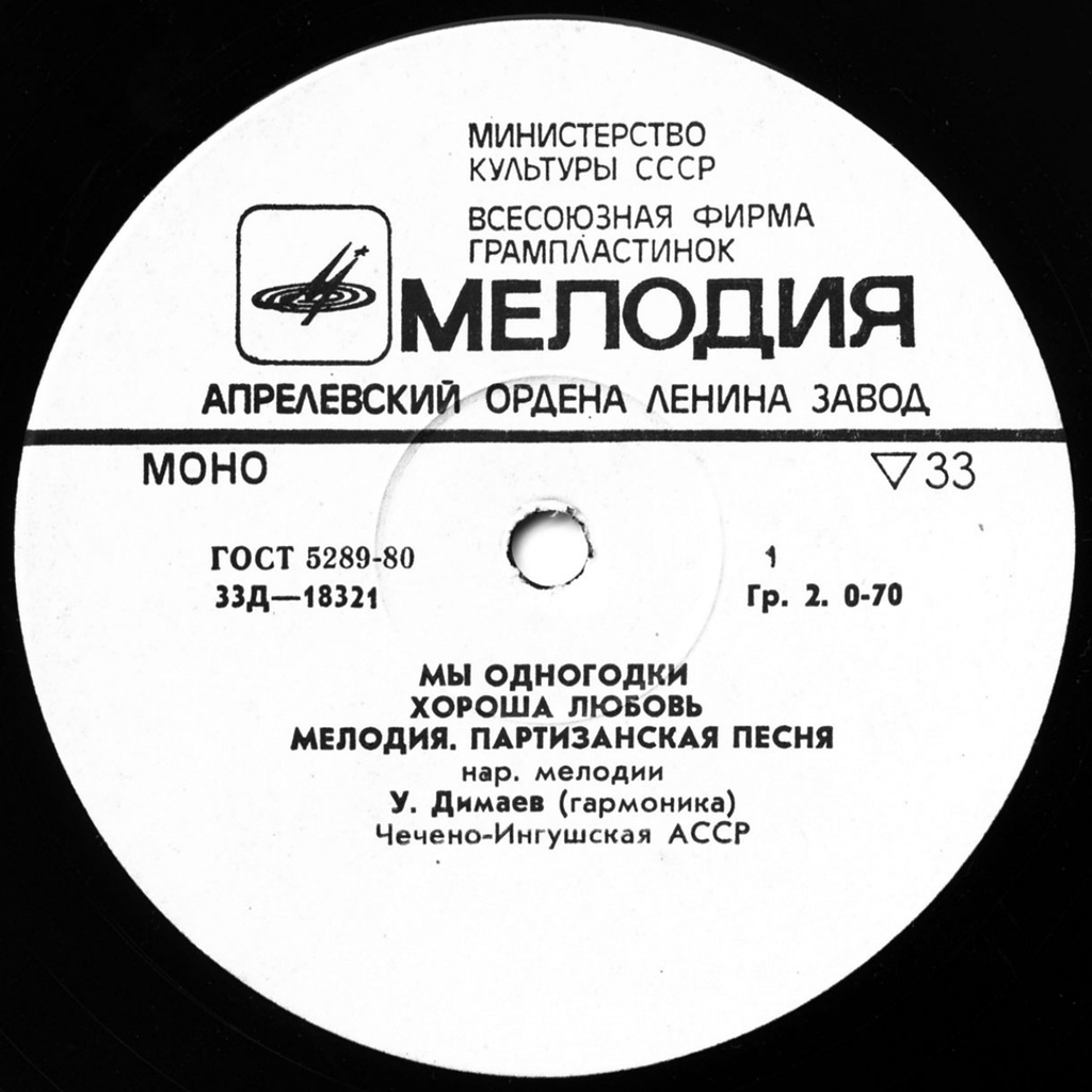 Мелодии Чечено-Ингушской АССР