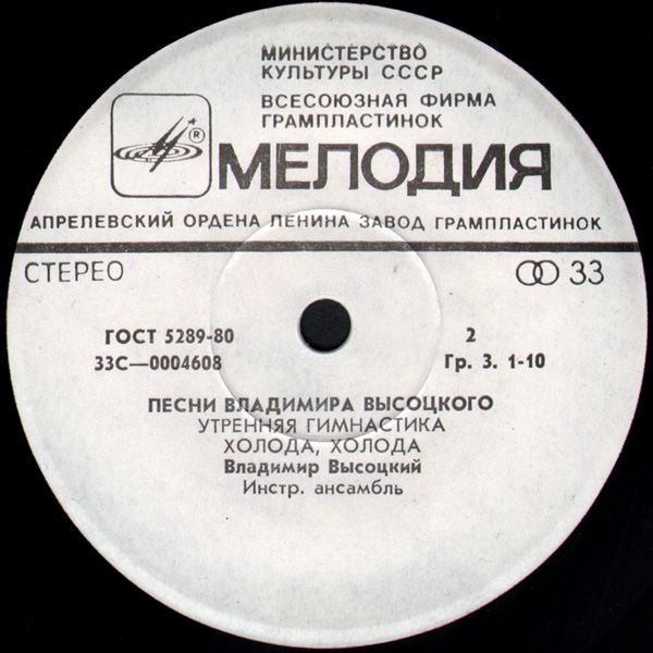 Песни Владимира Высоцкого
