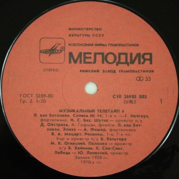 Музыкальный телетайп 4