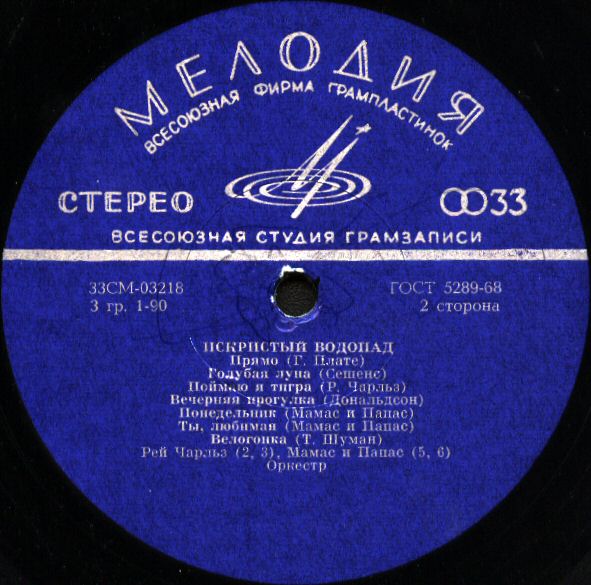 Искристый водопад