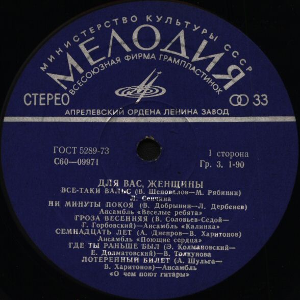 Для вас, женщины!