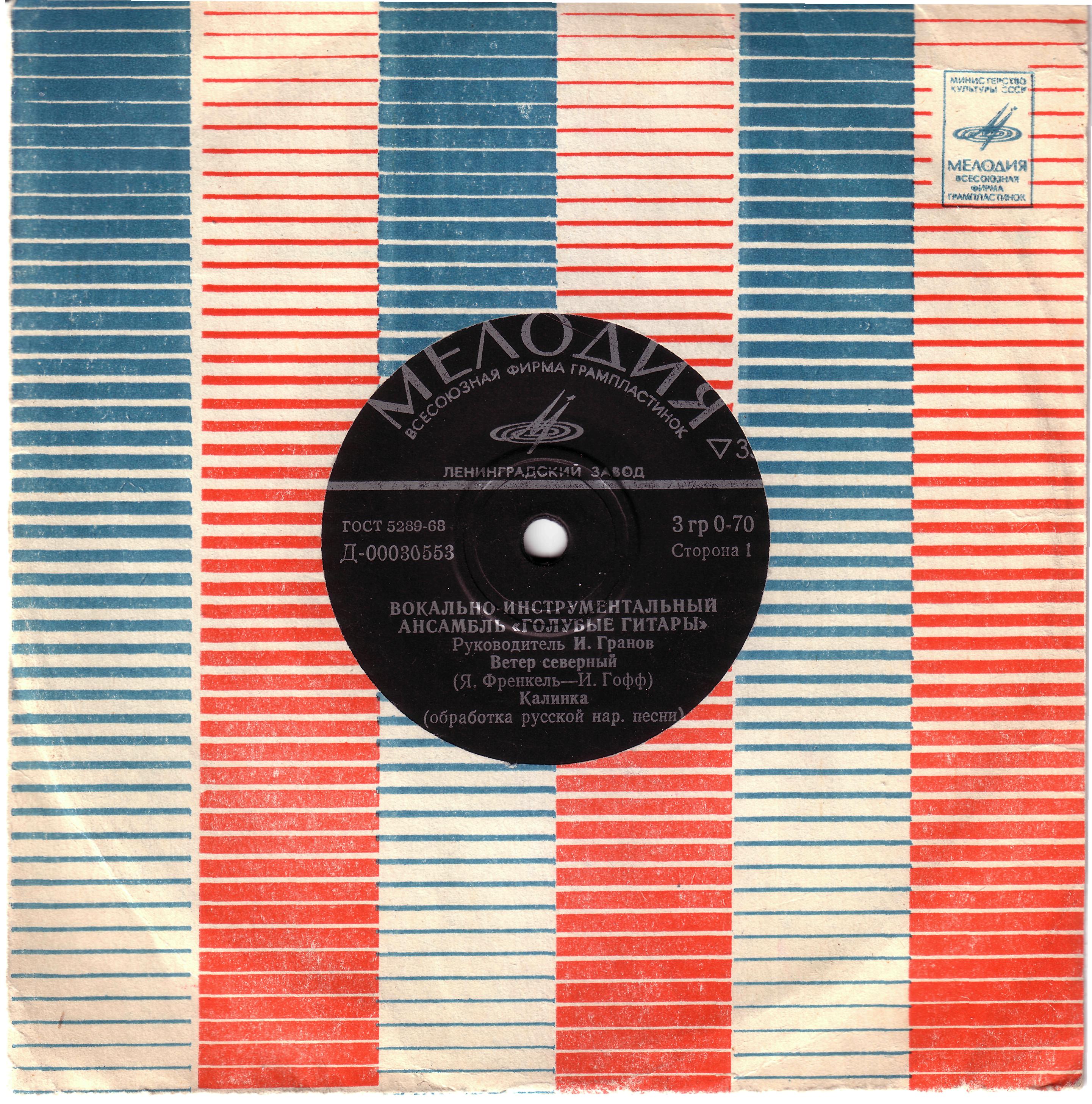 Вокально-инструментальный ансамбль  "Голубые гитары". Руководитель Игорь ГРАНОВ