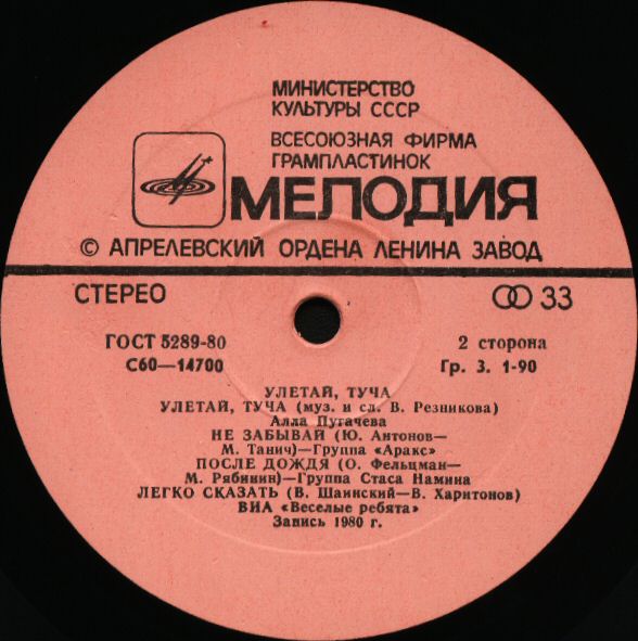 Улетай, туча