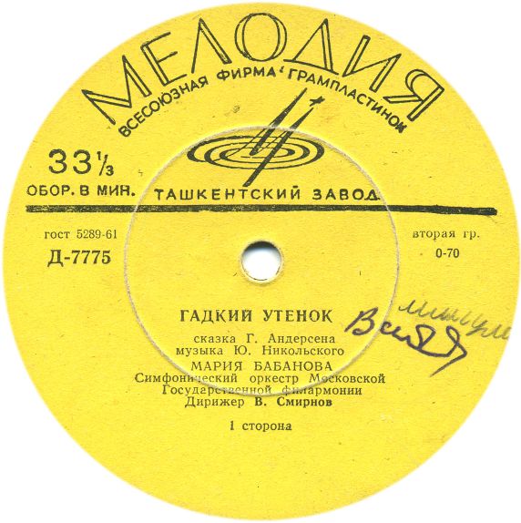 Г. Х. Андерсен. Гадкий утёнок