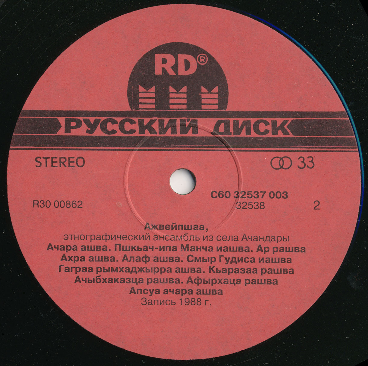 "АЖВЕЙПШАА", этнографический ансамбль села Ачандара (Абхазия)