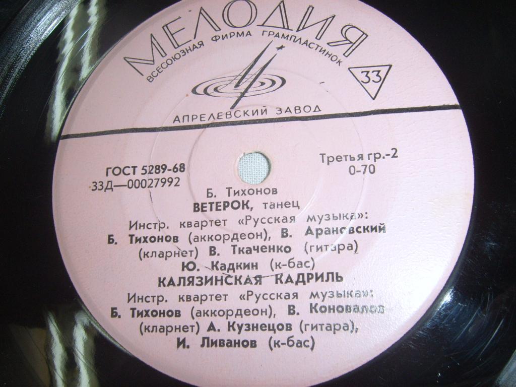 Б. ТИХОНОВ (1919)