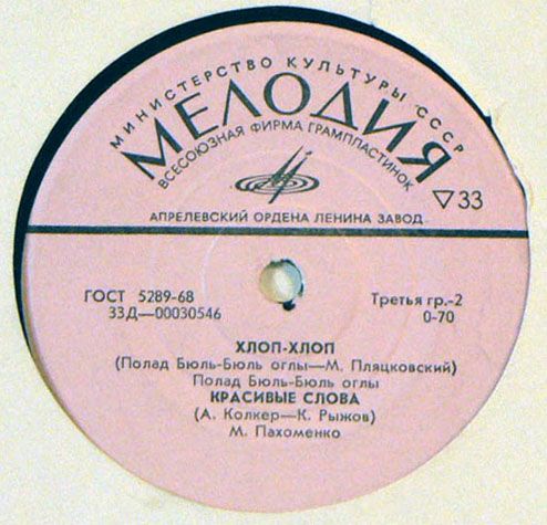 Песни советских композиторов