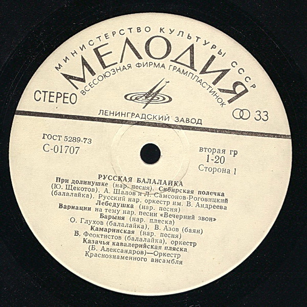 РУССКАЯ БАЛАЛАЙКА