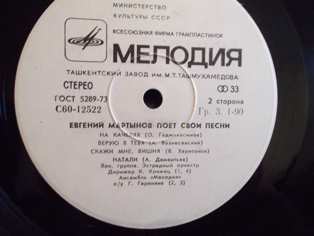 Евгений МАРТЫНОВ поет свои песни