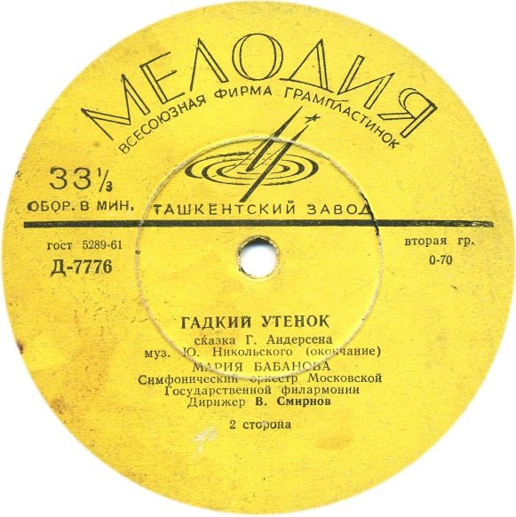 Г. Х. Андерсен. Гадкий утёнок