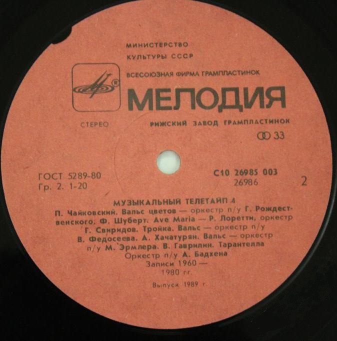 Музыкальный телетайп 4