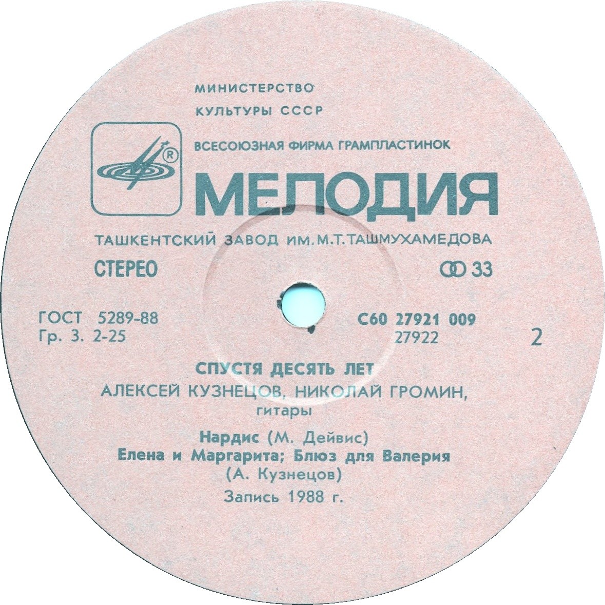 Алексей Кузнецов, Николай Громин - Спустя десять лет