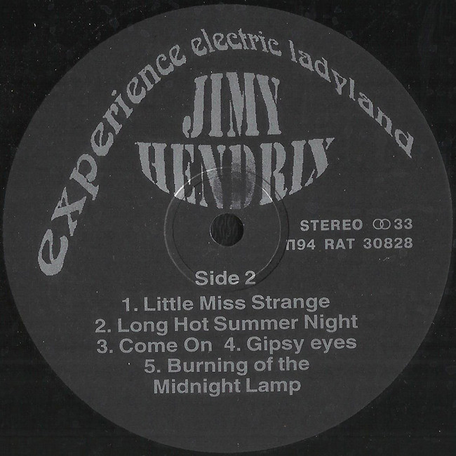 JIMY HENDRIX EXPERIENCE «Electric Ladyland»