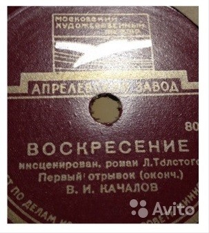 Л. ТОЛСТОЙ. "Воскресение". Первый отрывок из инсценированного романа. Читает В. Качалов