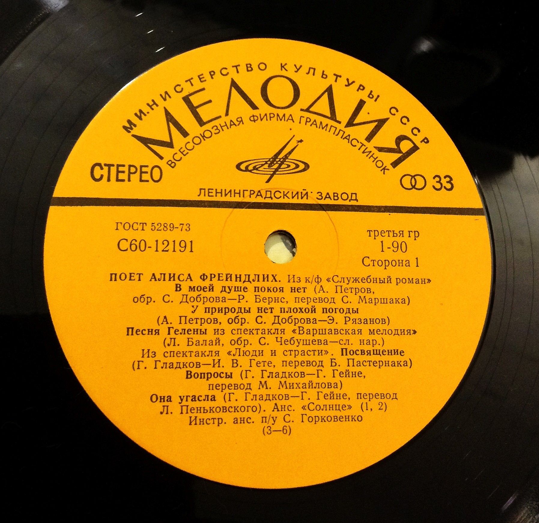 Поет Алиса Фрейндлих