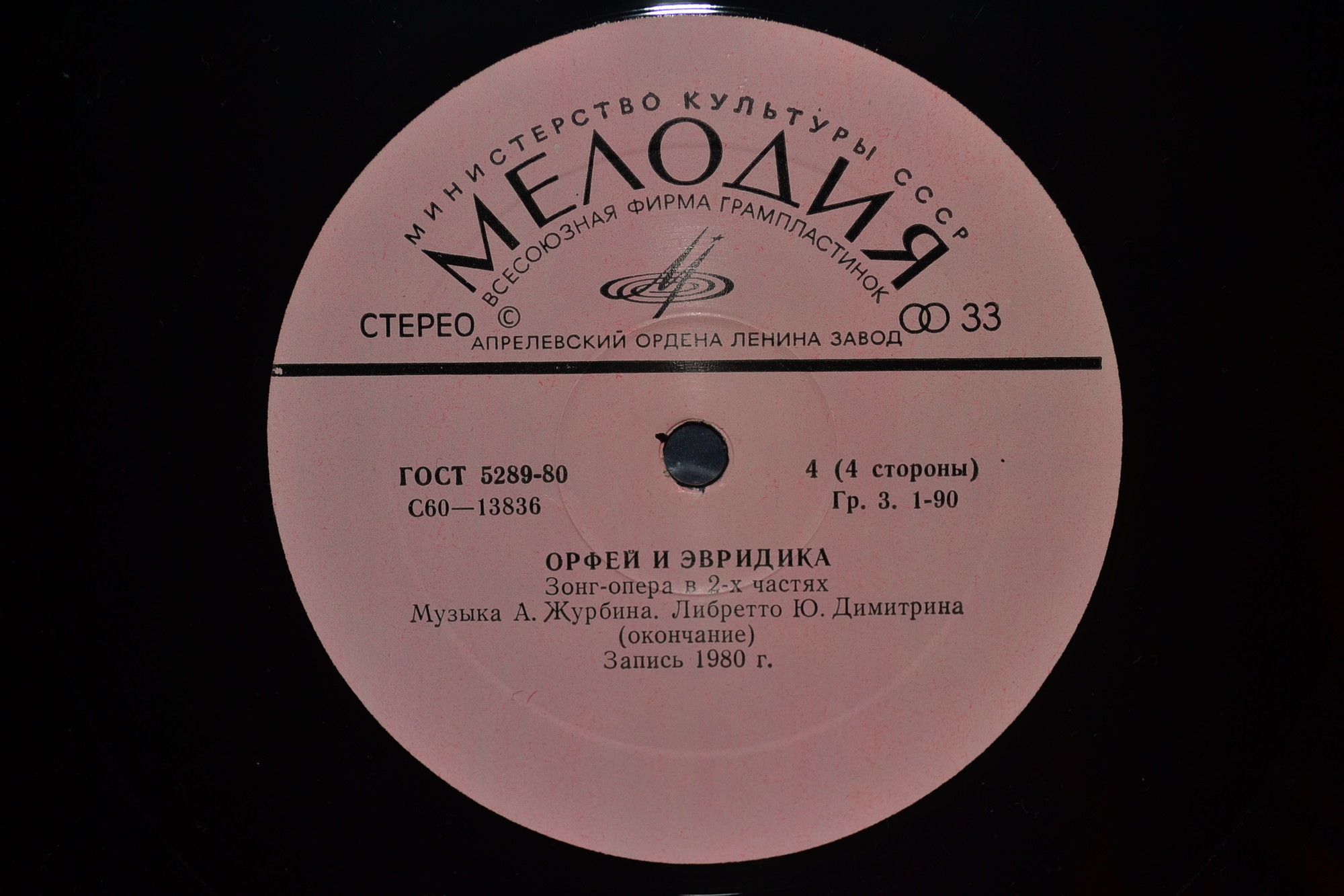 Орфей и Эвридика (Зонг-опера в 2-х частях)