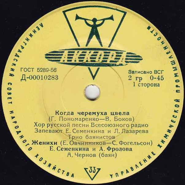 Хор русской песни Всесоюзного радио и телевидения
