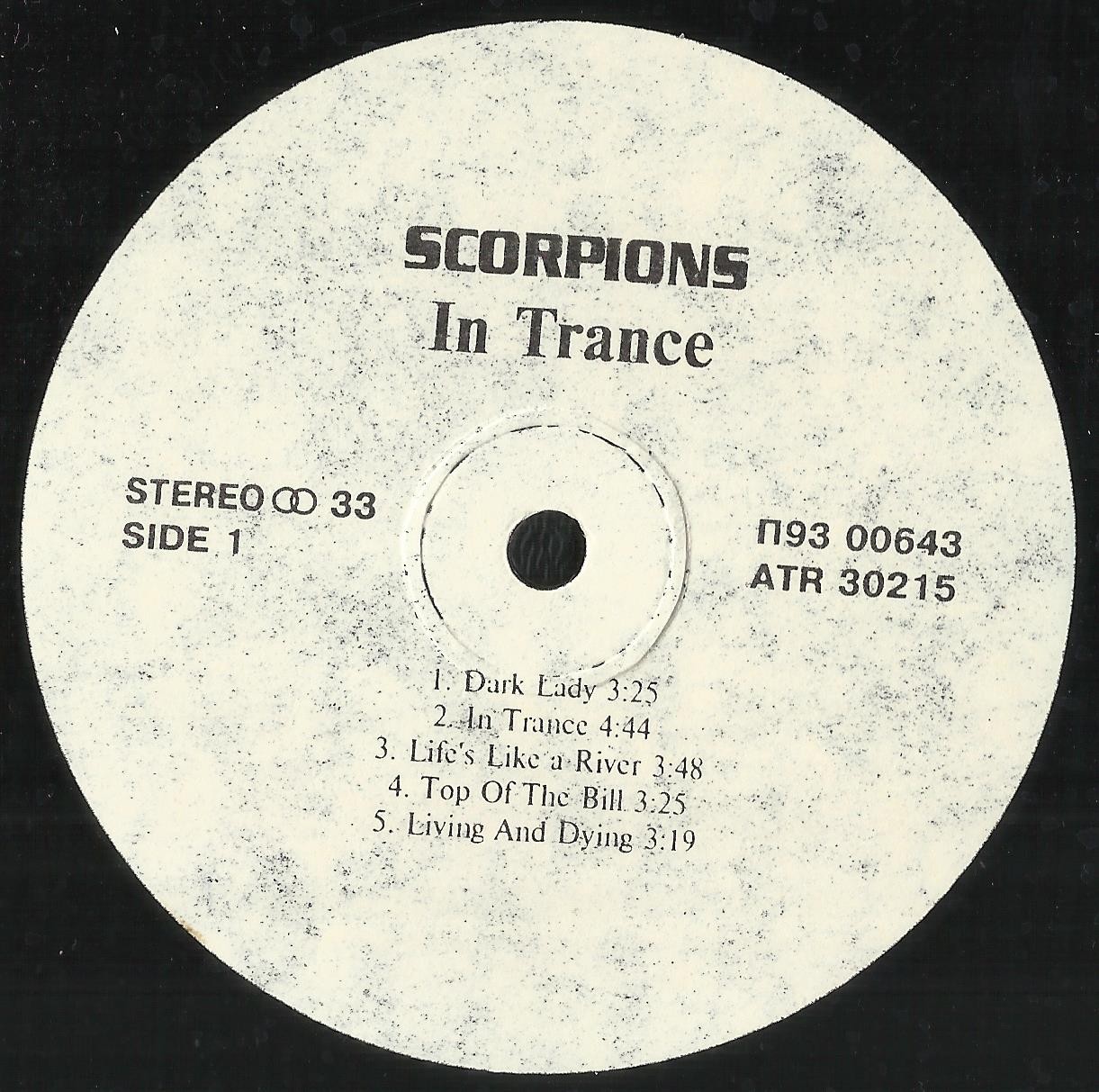 SCORPIONS. In Trance