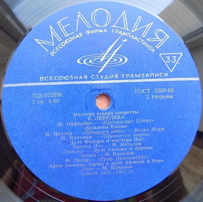 ЛЕБЕДЕВА Евдокия. Мастера театра оперетты